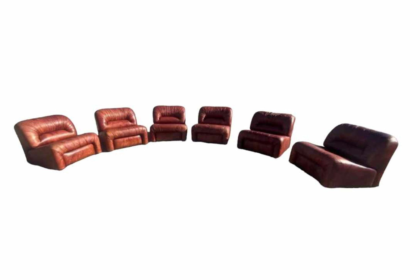 Six-pieces Modular Sofa Set by Lev & Lev