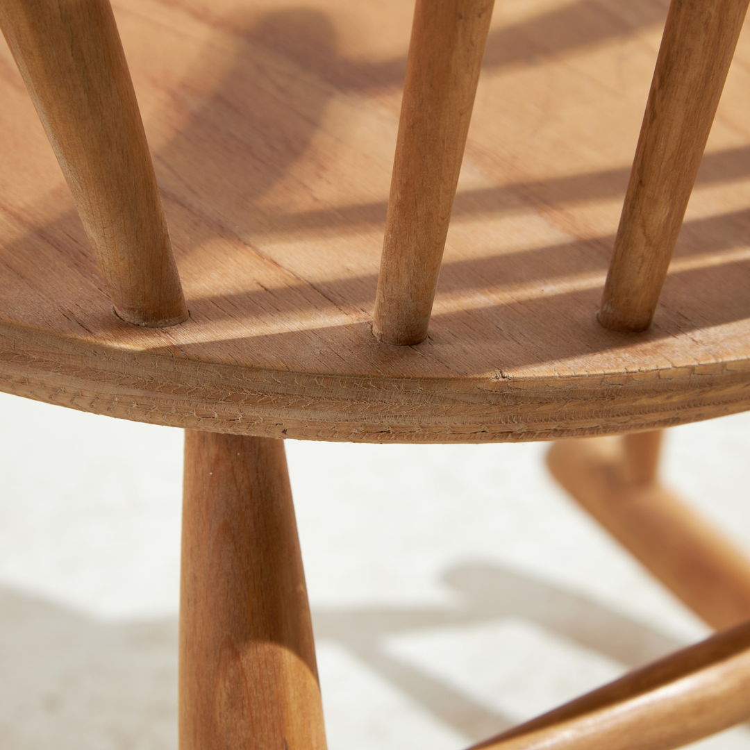 IW3 BEECH ROCKING CHAIR BY ILLUM WIKKELSØ FOR NIELS EILERSEN