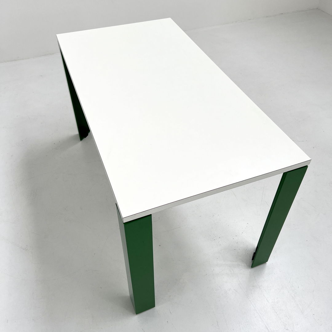 Eretteo Dining Table with Green Feet by Örni Halloween for Artemide, 1970s
