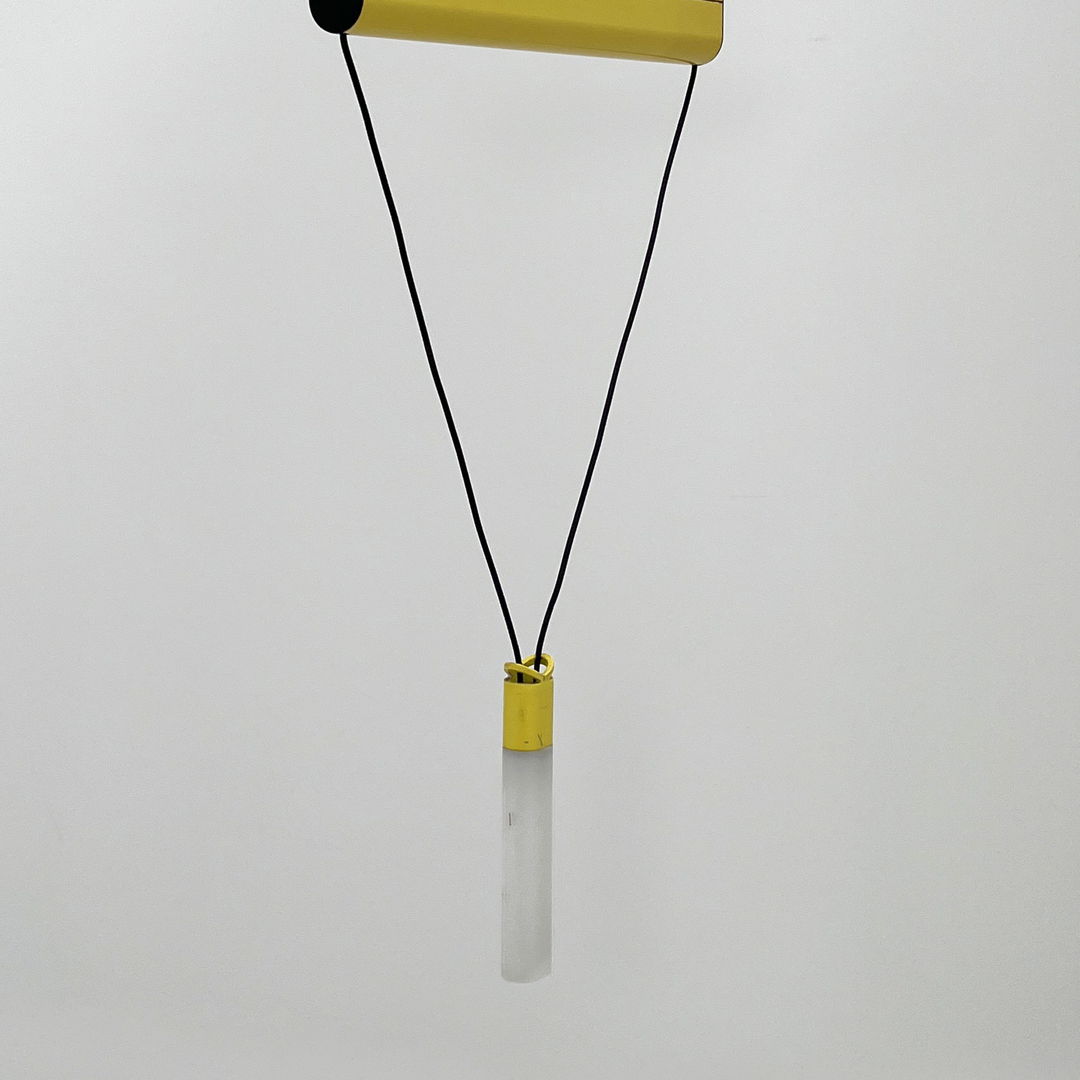 Yellow Pendant Light from iGuzzini, 1980s