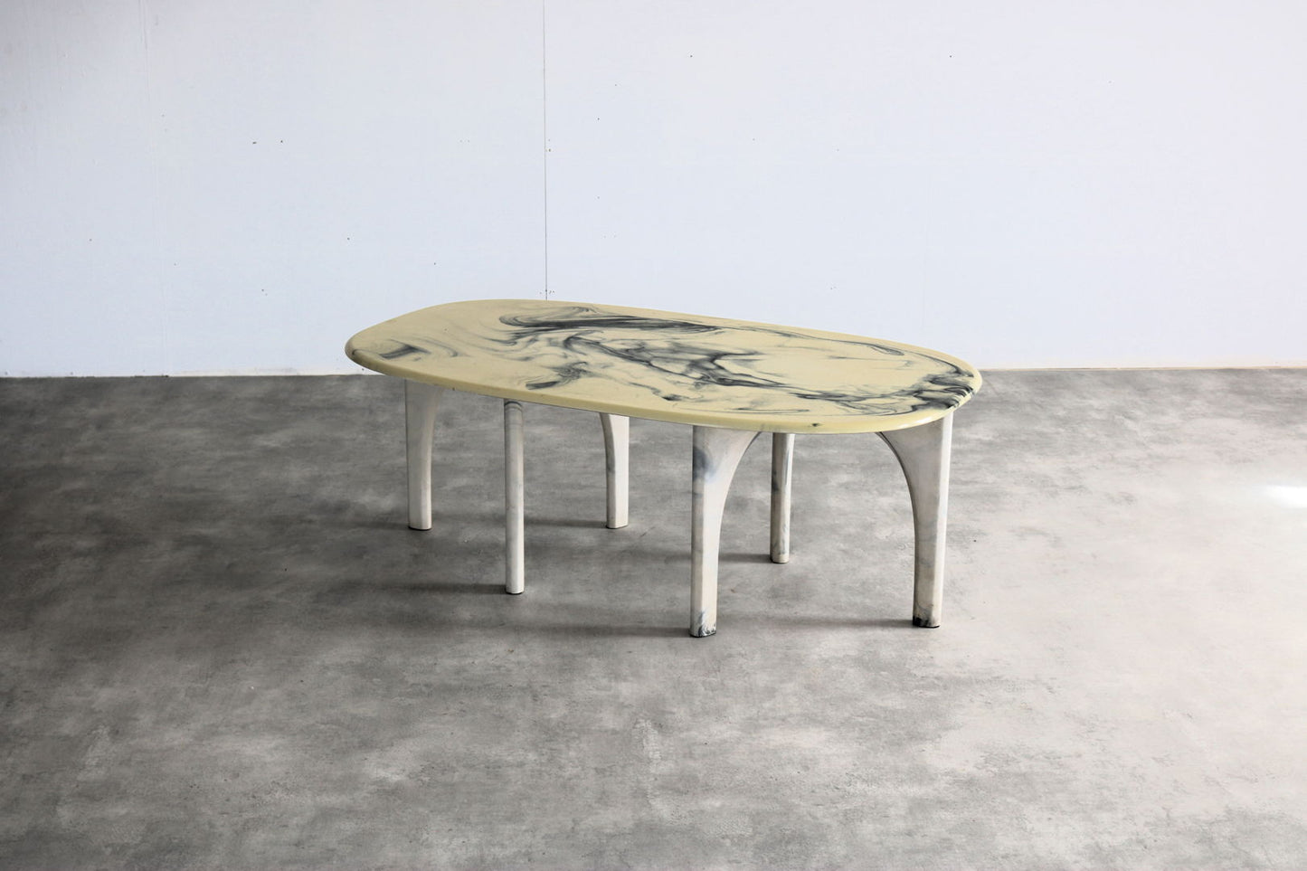 vintage coffee table | table | marble | 60s | Swedish