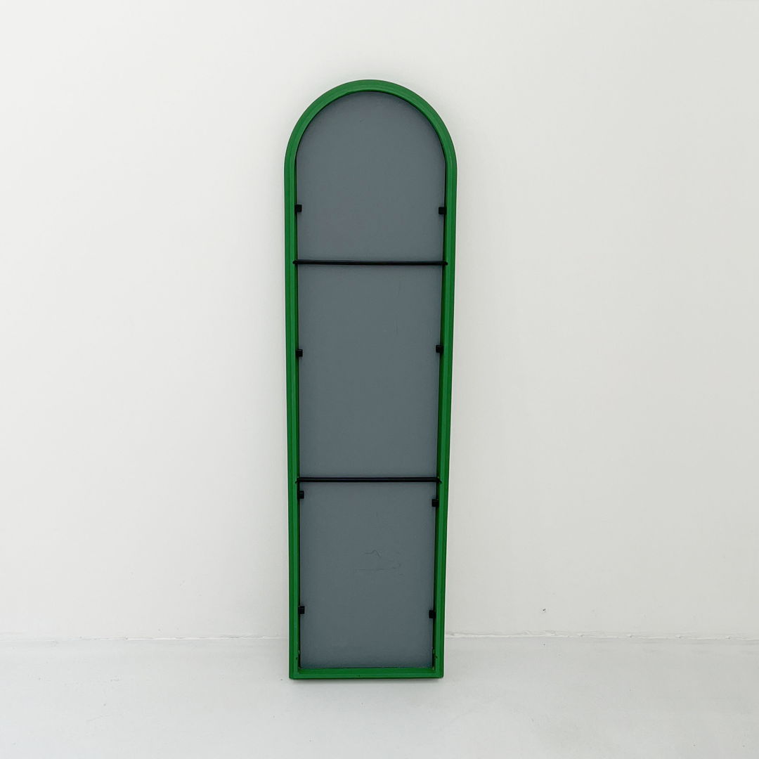 Green Frame Mirror by Anna Castelli Ferrieri for Kartell, 1980s