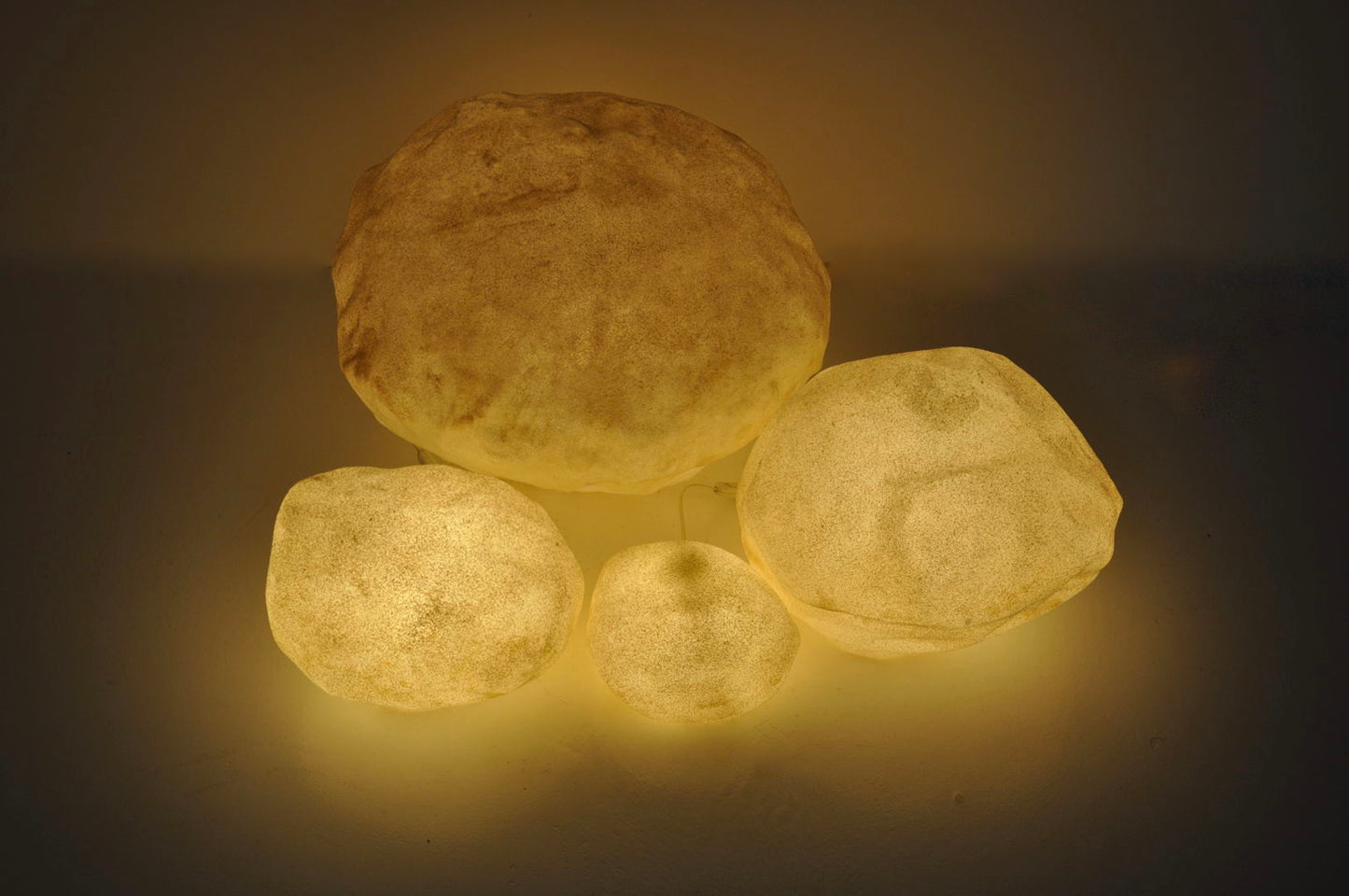 "Dora" Rock Lamps by André Cazenave for Singleton, 1970s, set of 4