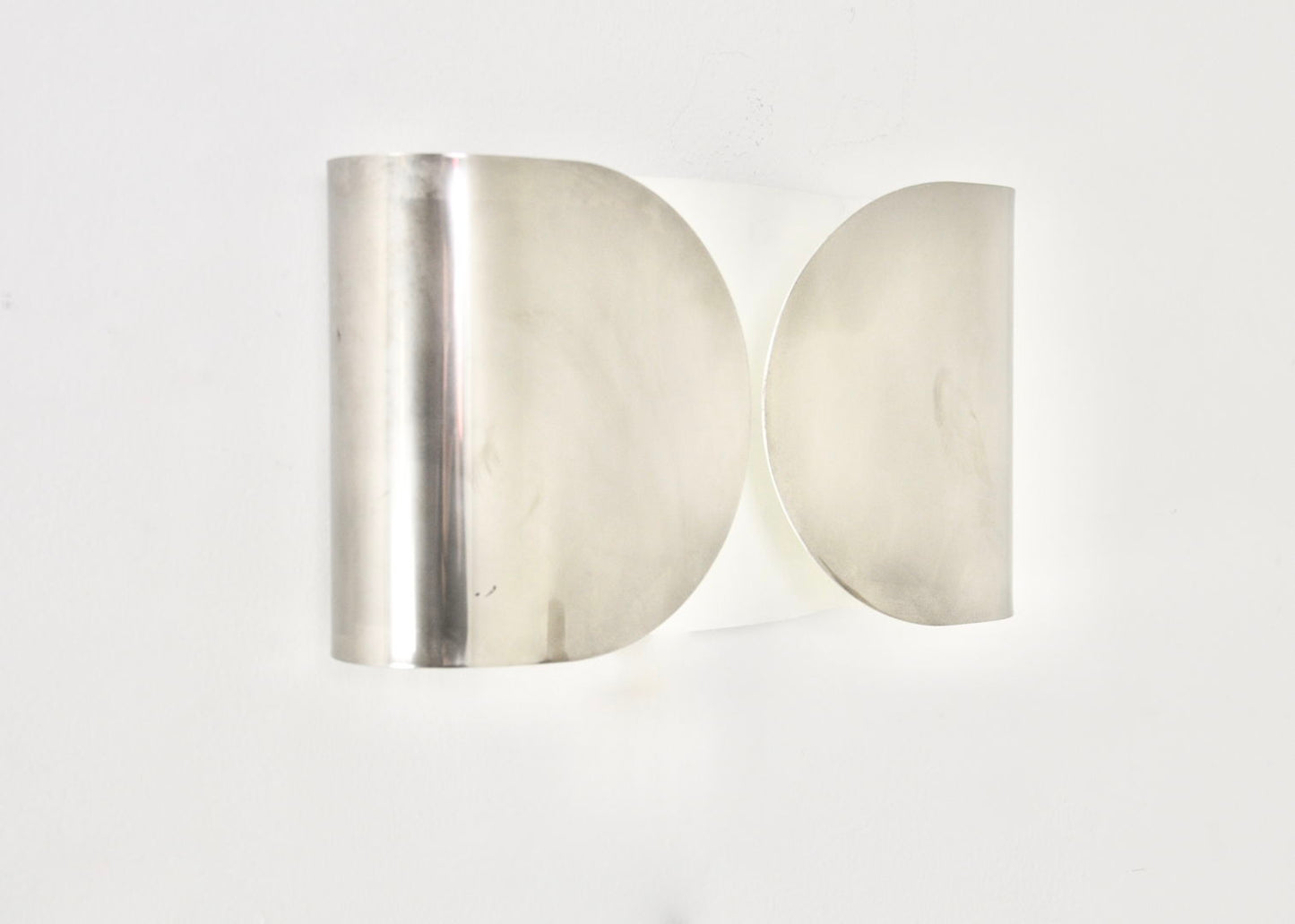 Chrome Foglio Sconce by Tobia & Afra Scarpa for Flos, 1960s