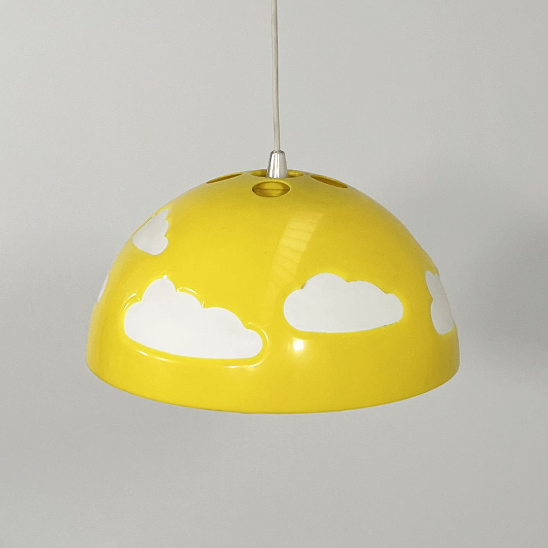 Yellow Skojig Cloud Pendant Lamp by Henrik Preutz for Ikea, 1990s
