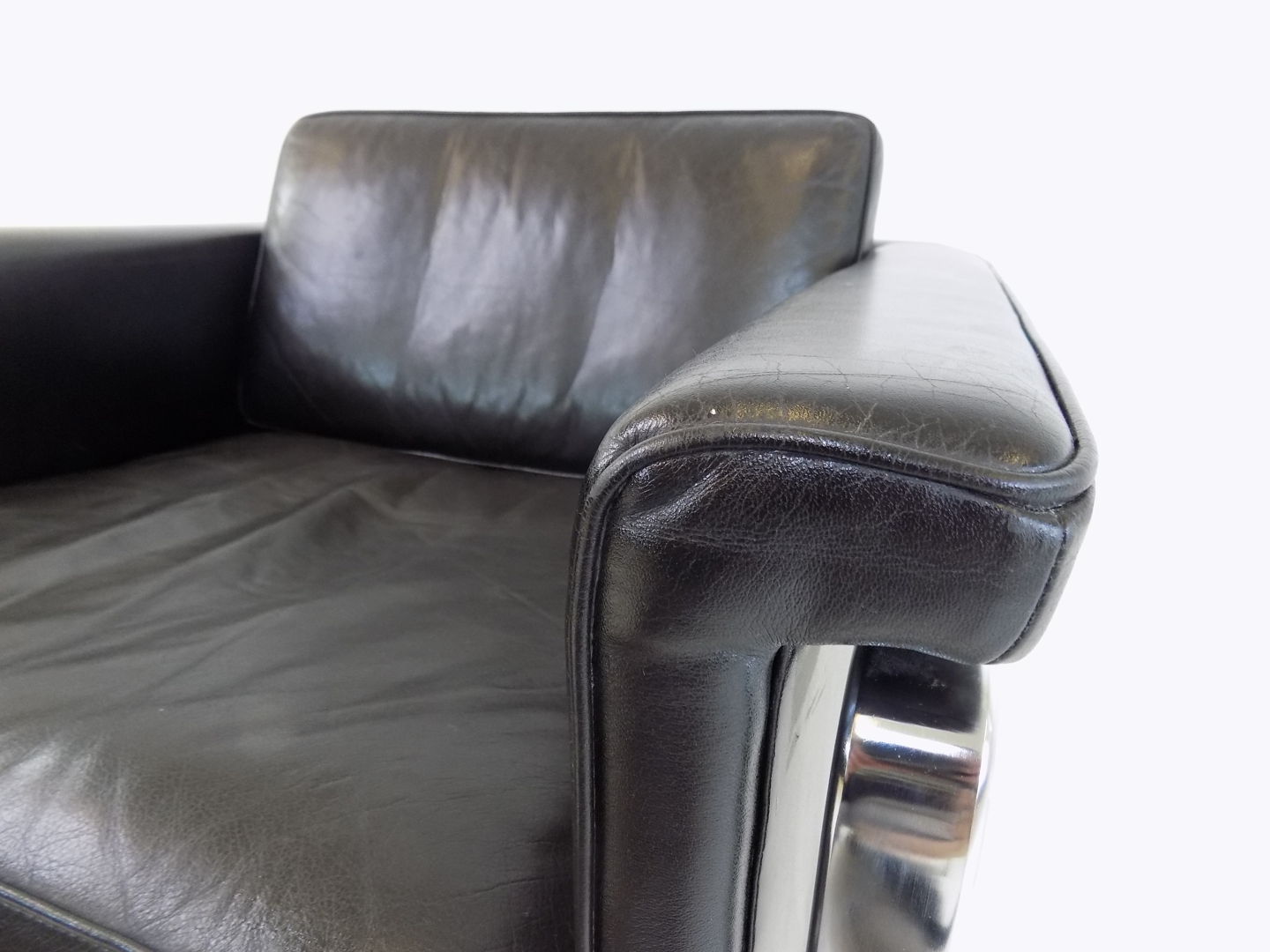 Kill 6911 leather chair black by Horst Brüning