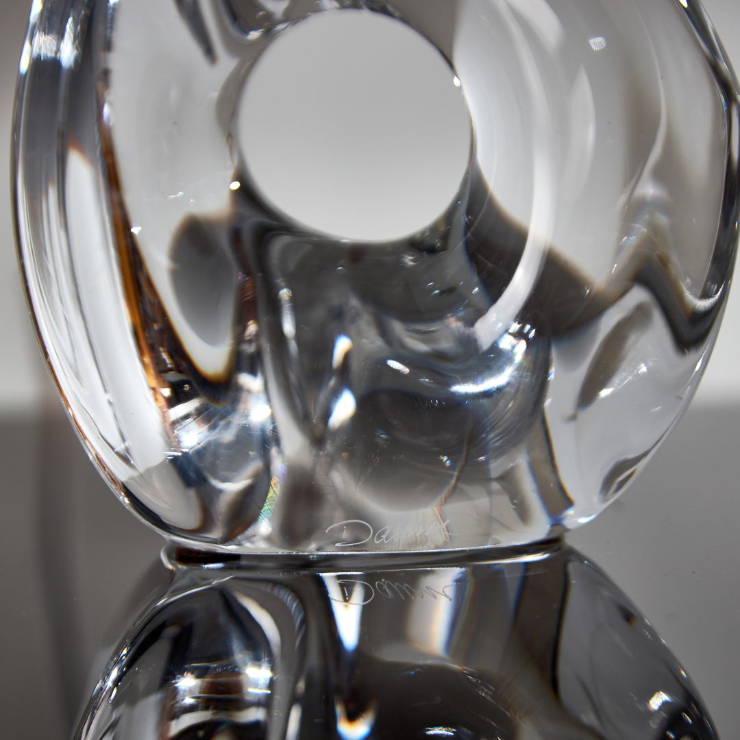 FRENCH CRYSTAL TABLE LAMP BY DAUM