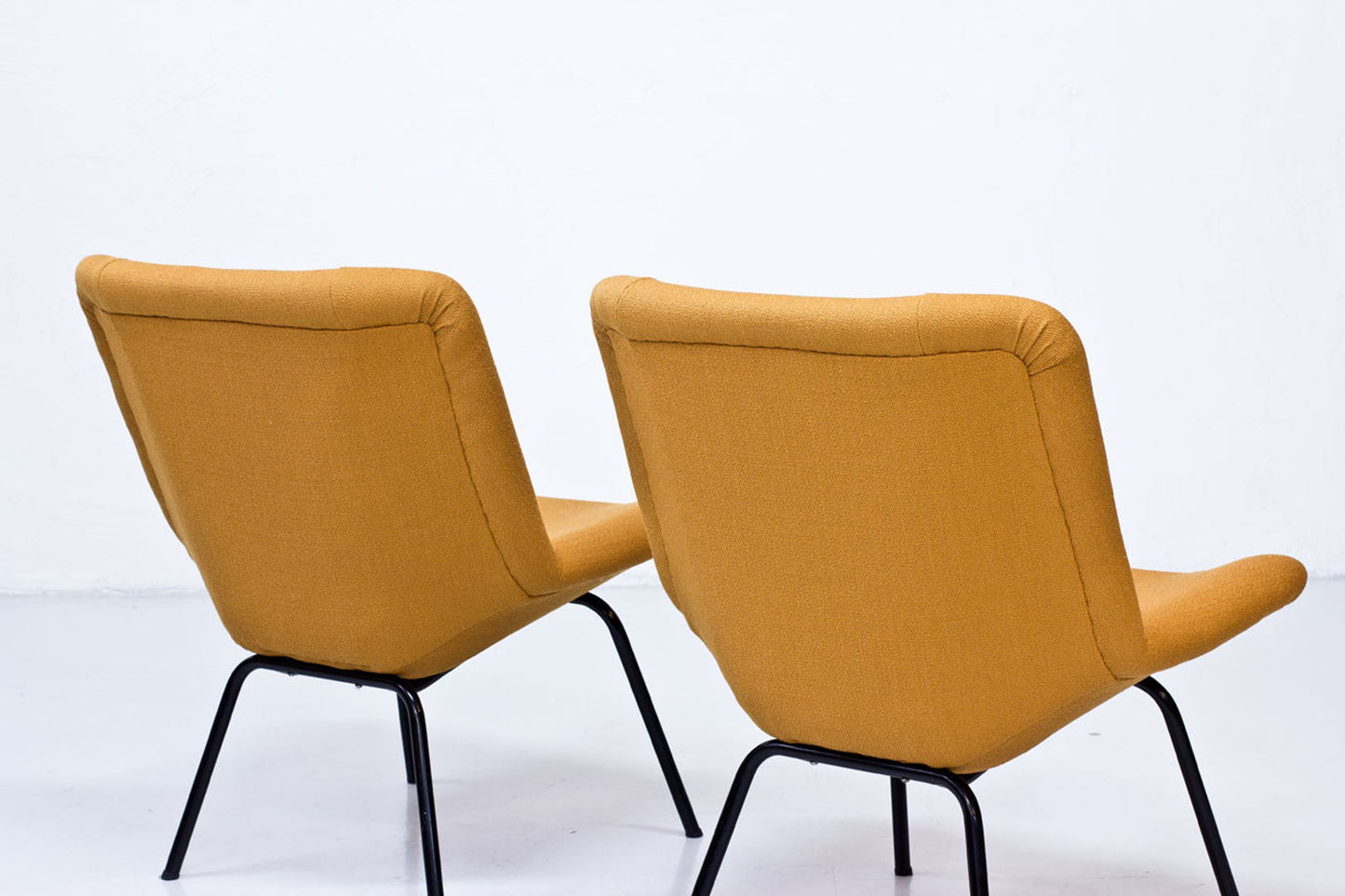 Finnish Lehti Easy Chairs by Carl Gustaf Hiort af Ornäs for Puunveisto - Oy, 1950s, Set of 2