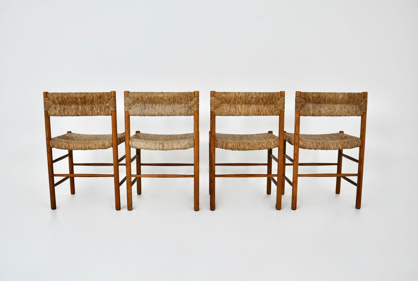 Dordogne chairs by Charlotte Perriand for Sentou, 1950s, set of 4