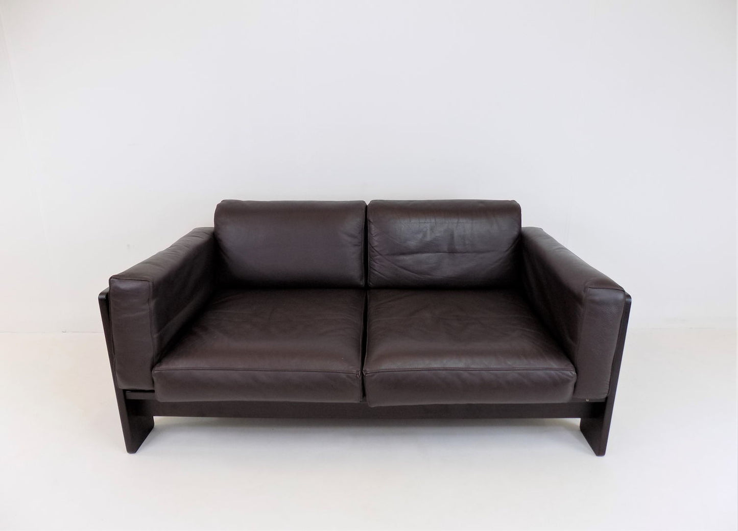 Bastiano 2 Seater Leather Sofa by Tobia & Afra Scarpa for Gavina / Knoll