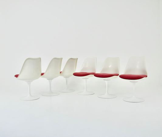 Tulip dining chairs by Eero Saarinen for Knoll International, 1970s, set of 6