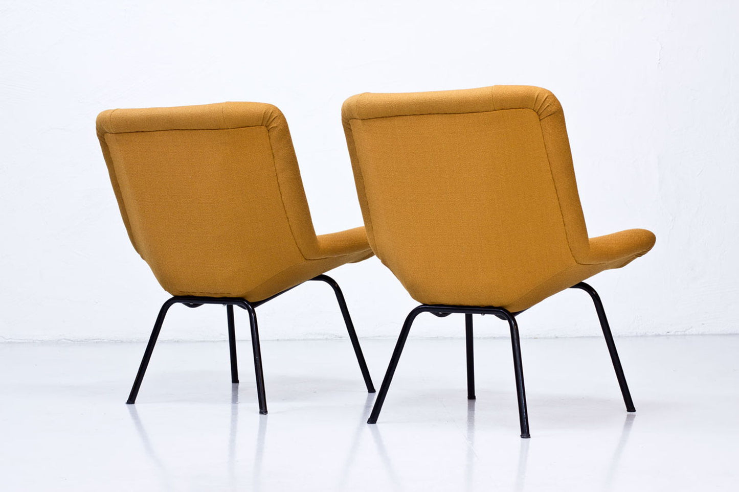 Finnish Lehti Easy Chairs by Carl Gustaf Hiort af Ornäs for Puunveisto - Oy, 1950s, Set of 2