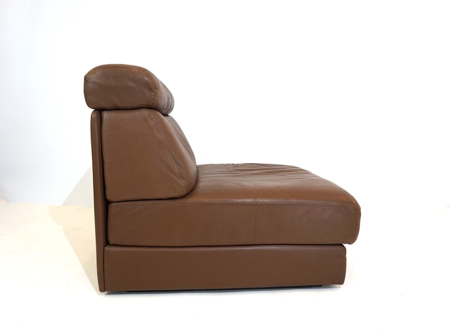 De Sede DS 77 leather modular sofa with ottoman