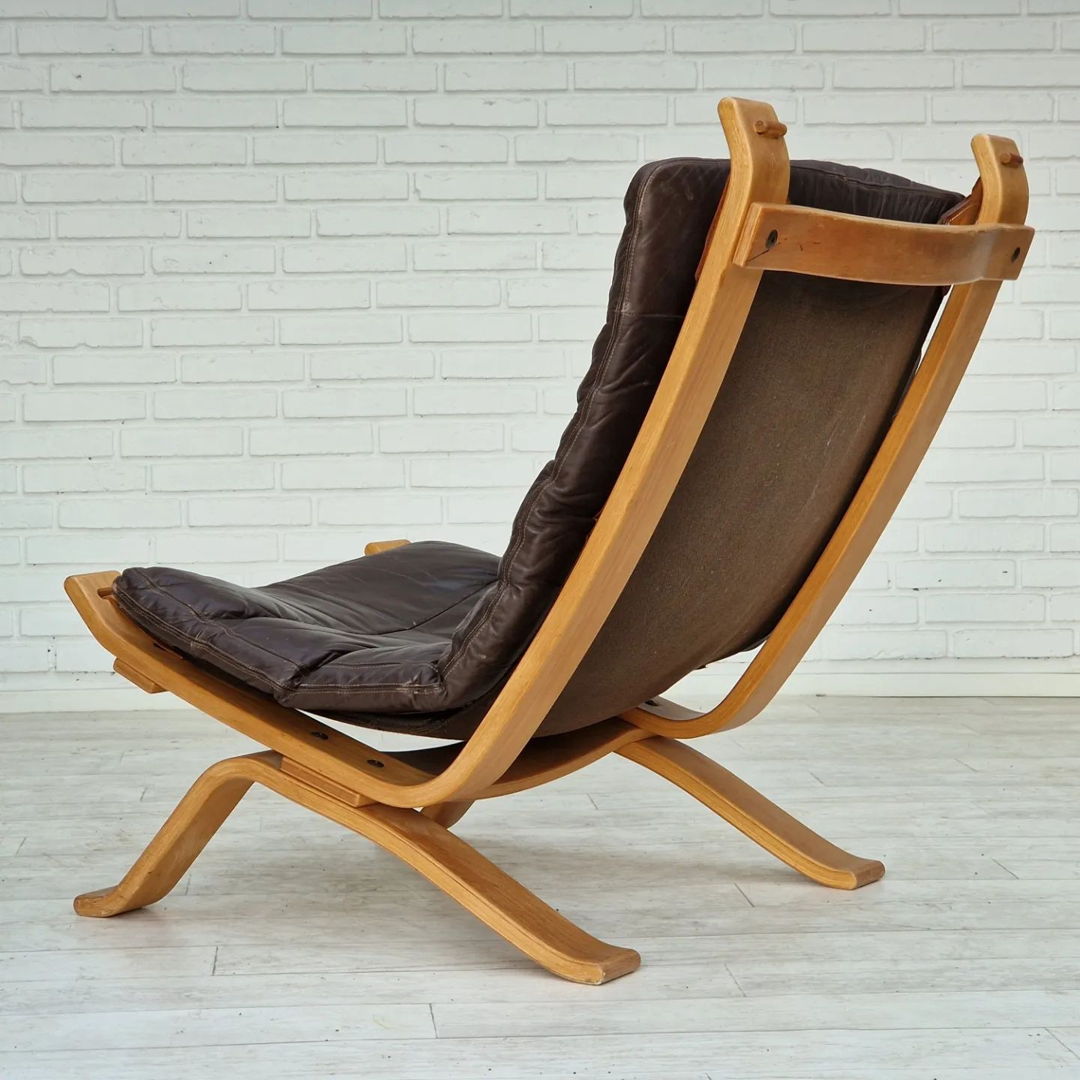 1970s, Danish design by Brammin Møbler, "Focus" lounge chair, original very good condition.