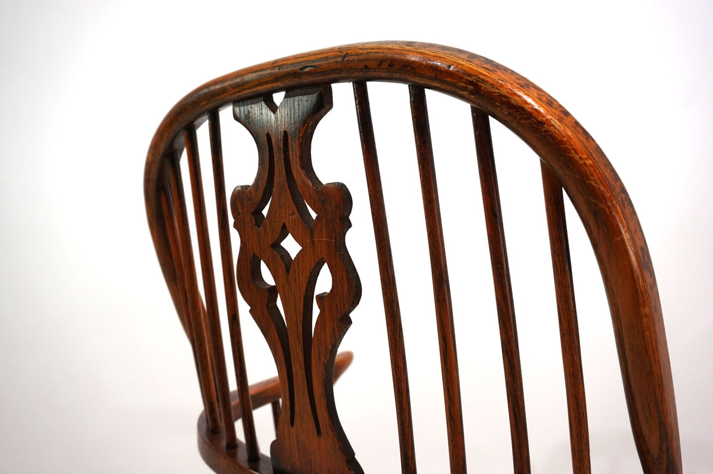 English Windsor chair with armrests