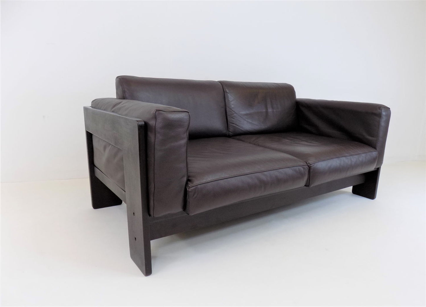 Bastiano 2 Seater Leather Sofa by Tobia & Afra Scarpa for Gavina / Knoll