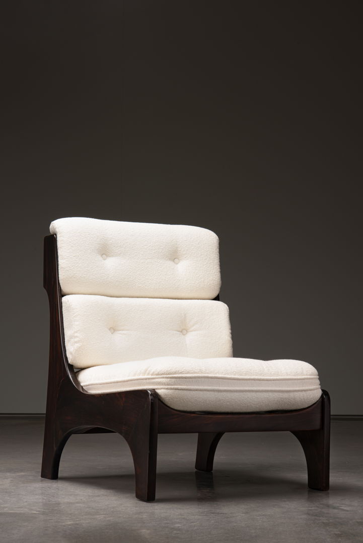 A PAIR OF ITALIAN EASY CHAIRS CLAUDIO SALOCCHI FOR SORMANI