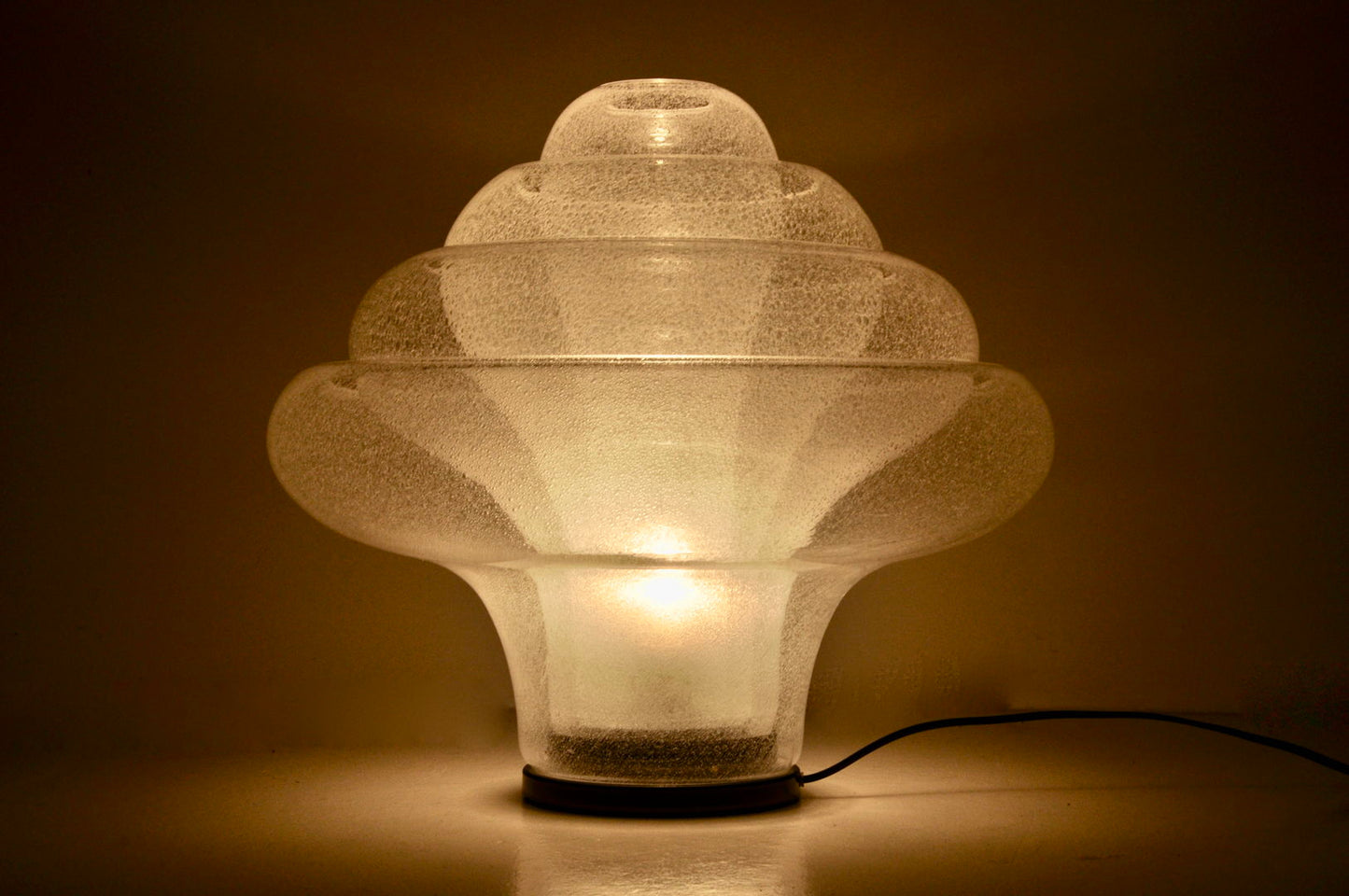 LT305 Lotus table lamp by Carlo Nason for Mazzega, 1960s