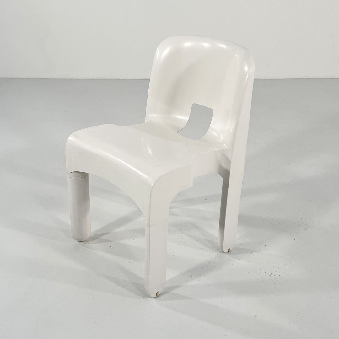 White Model 4867 Universale Chair by Joe Colombo for Kartell, 1970s