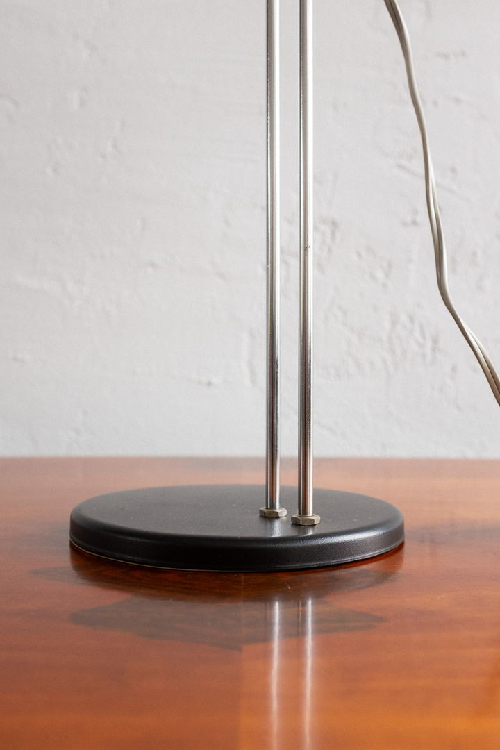 Space Age Silver Table Lamp Combi Lux by Stanislav Indra for Lidokov Boskovice, 1970s