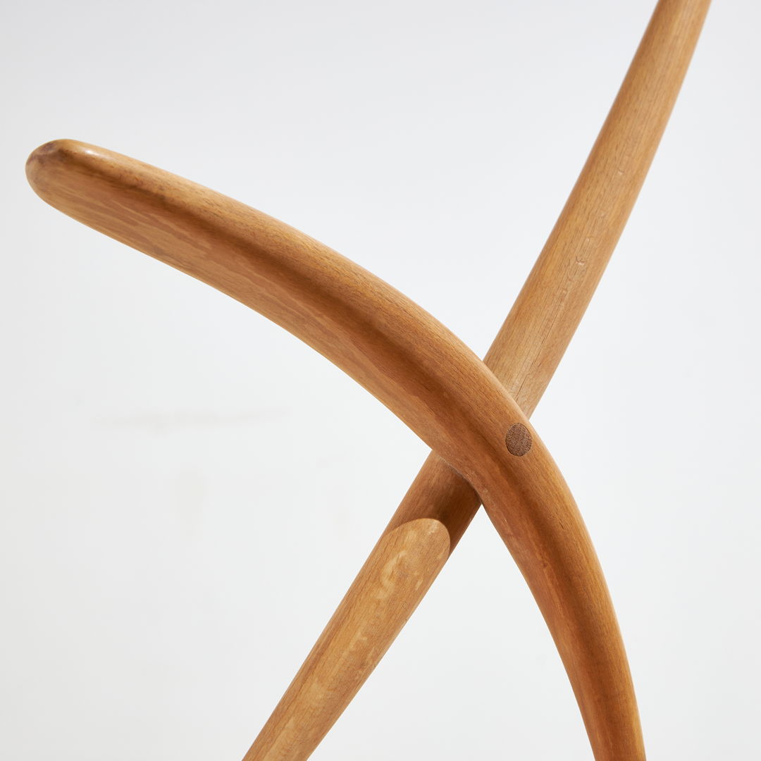 IW3 BEECH ROCKING CHAIR BY ILLUM WIKKELSØ FOR NIELS EILERSEN