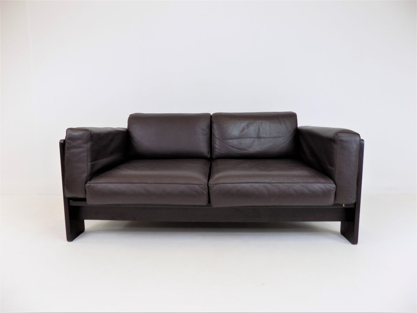 Bastiano 2 Seater Leather Sofa by Tobia & Afra Scarpa for Gavina / Knoll