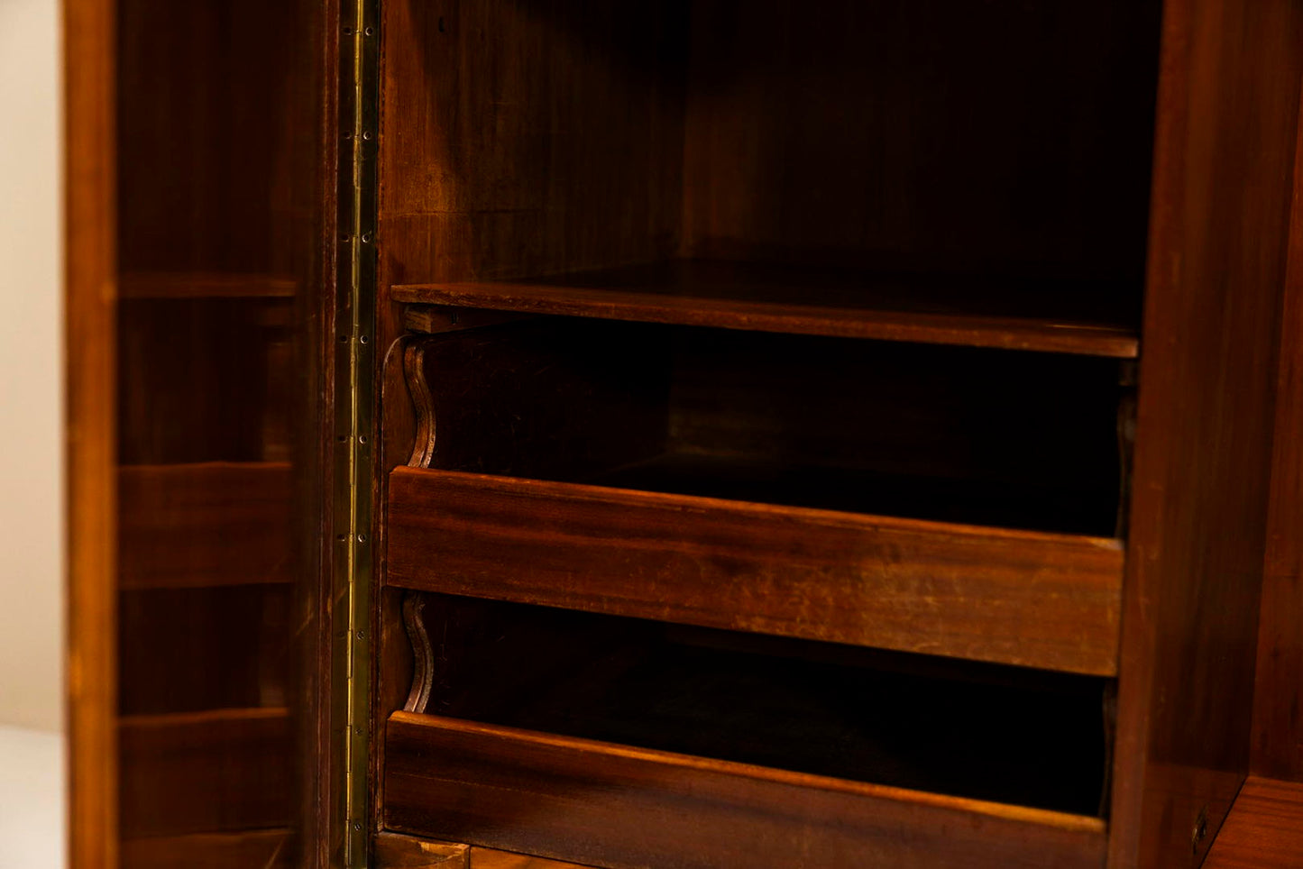 Art Deco Wardrobe In Pallisander Wood By 't Woonhuys, Netherlands 1930s