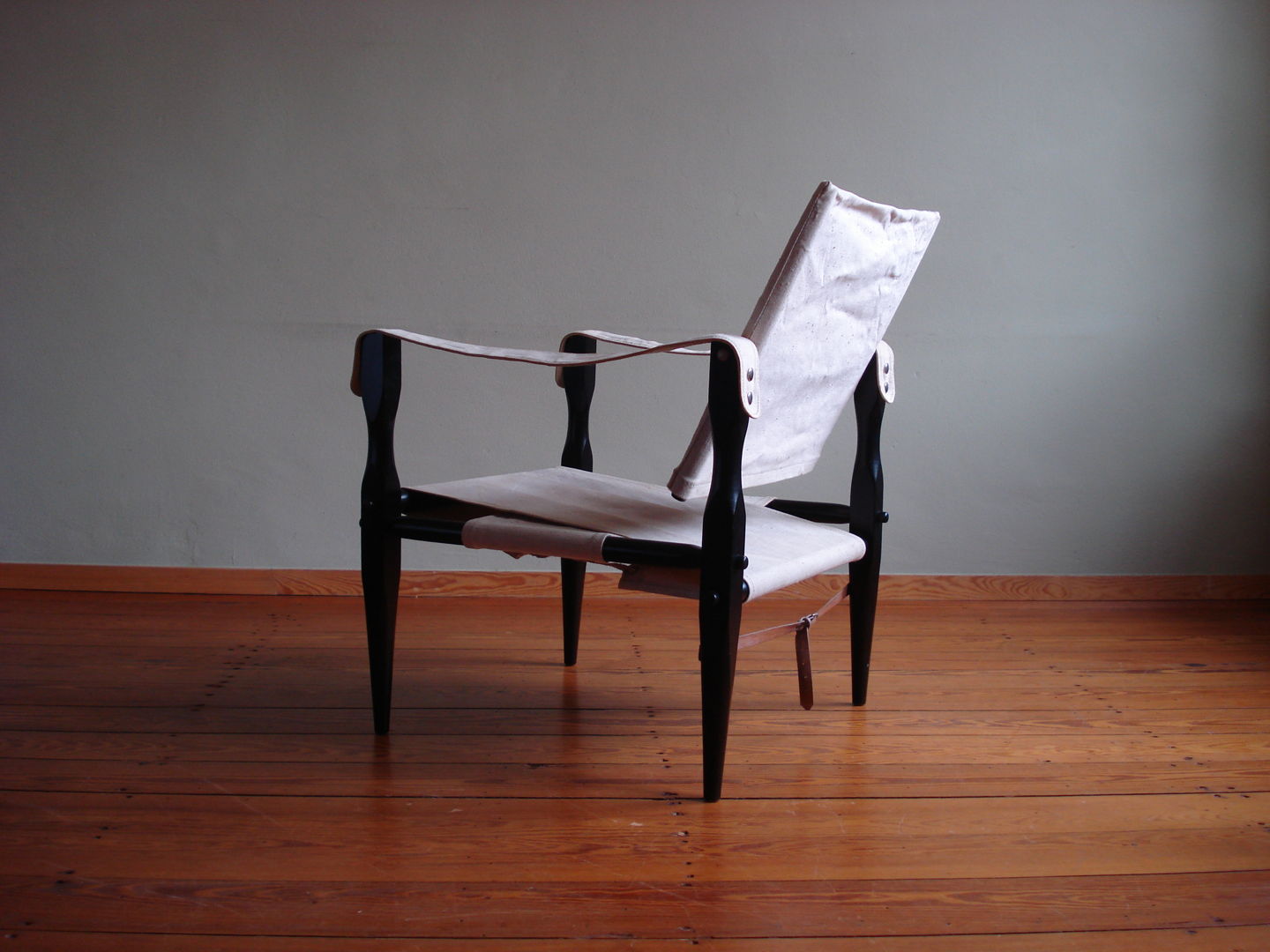 70s Safari Canvas Armchair from Wilhelm Kienzle