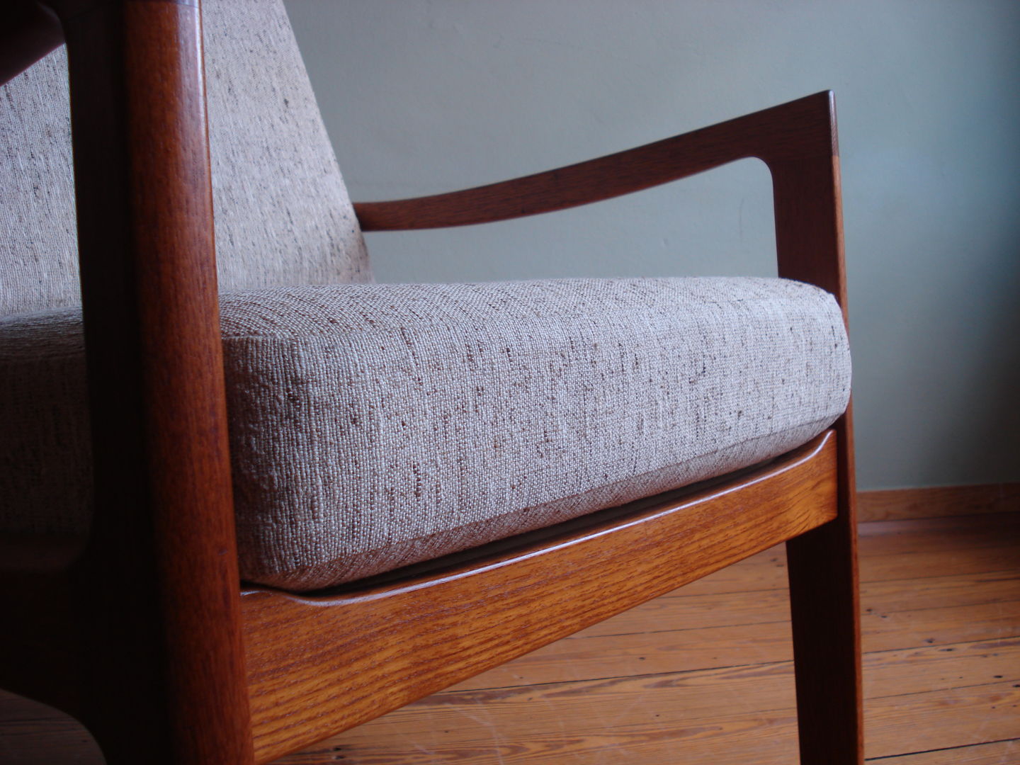 Danish vintage armchair by Ole Wanscher for Poul Jeppesen