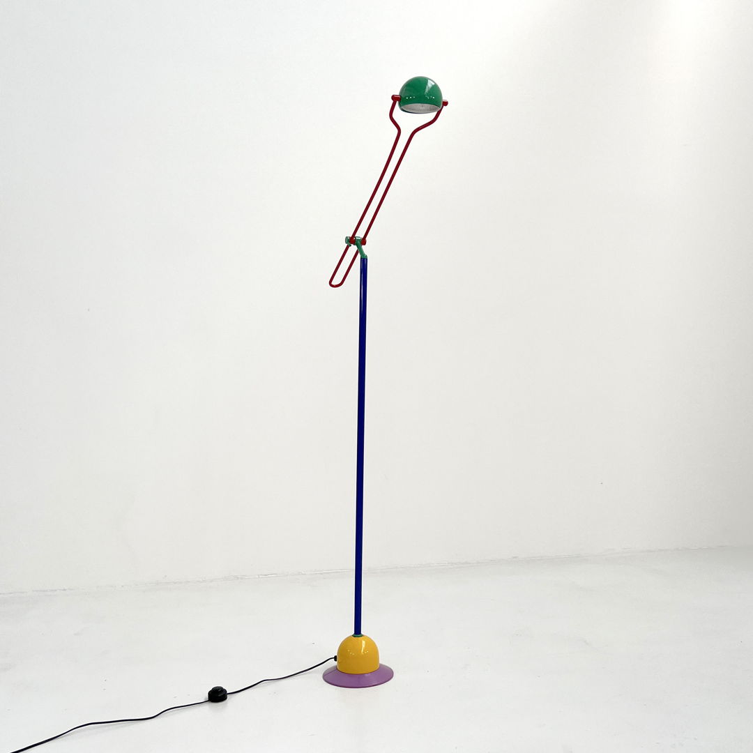 Multicolor Floorlamp in Metal, 1980s