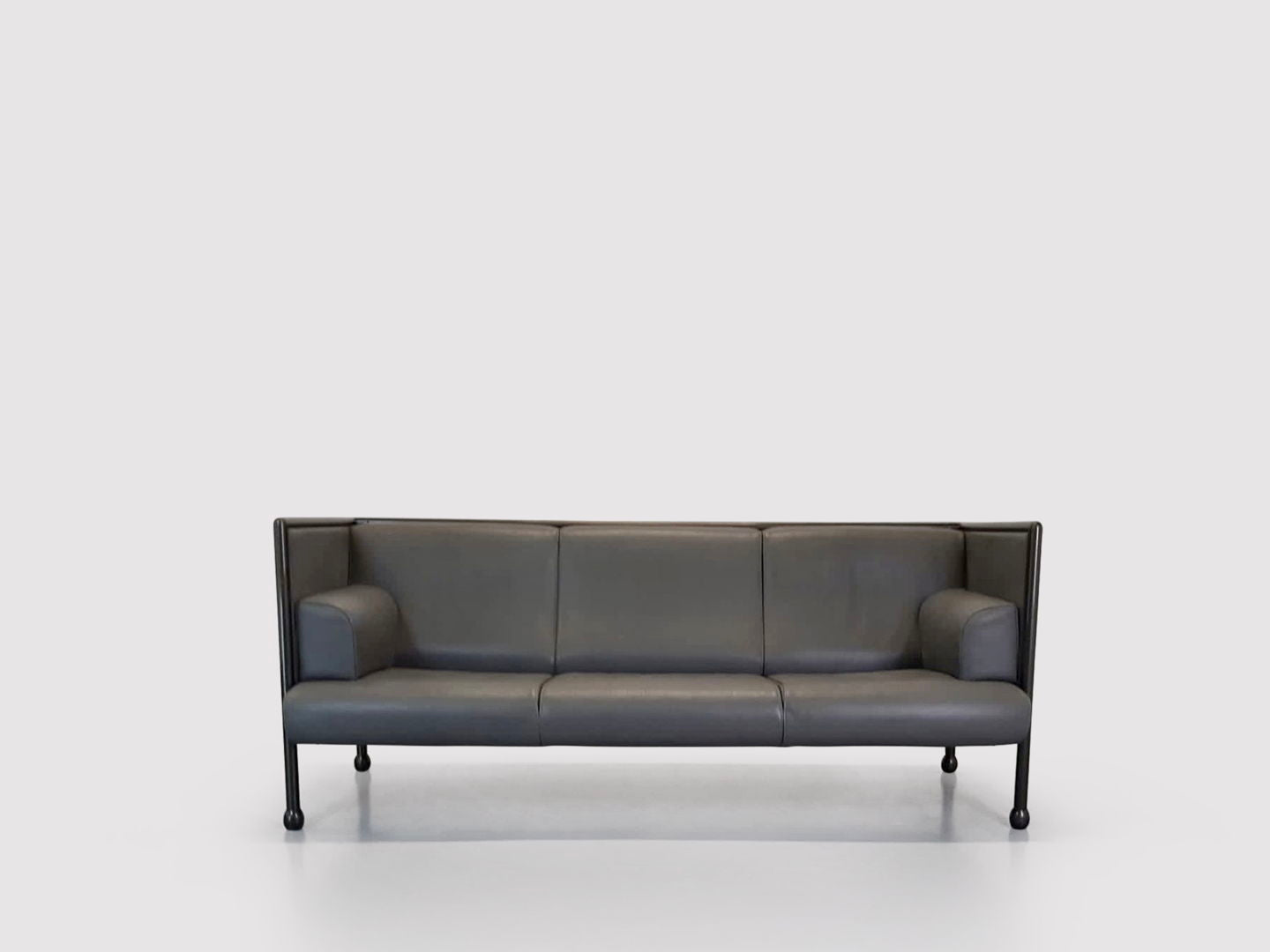 Postmodern Danube 850 3-seater sofa by Ettore Sottsass for Cassina 1992