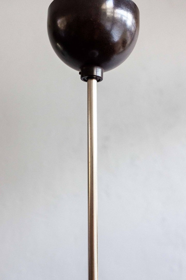 Vintage Czechoslovak Bakelite School Hanging Lamp, 1960s