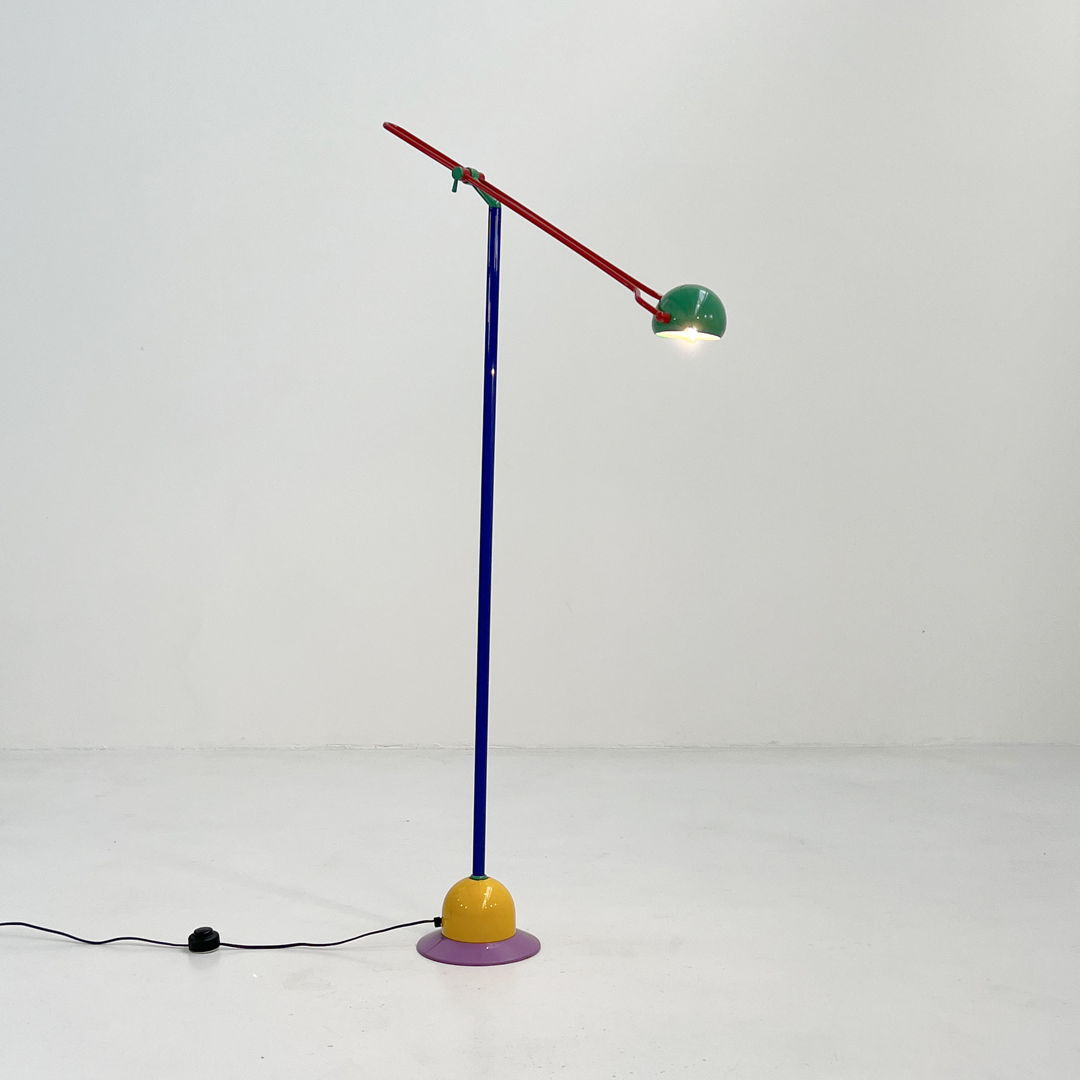 Multicolor Floorlamp in Metal, 1980s