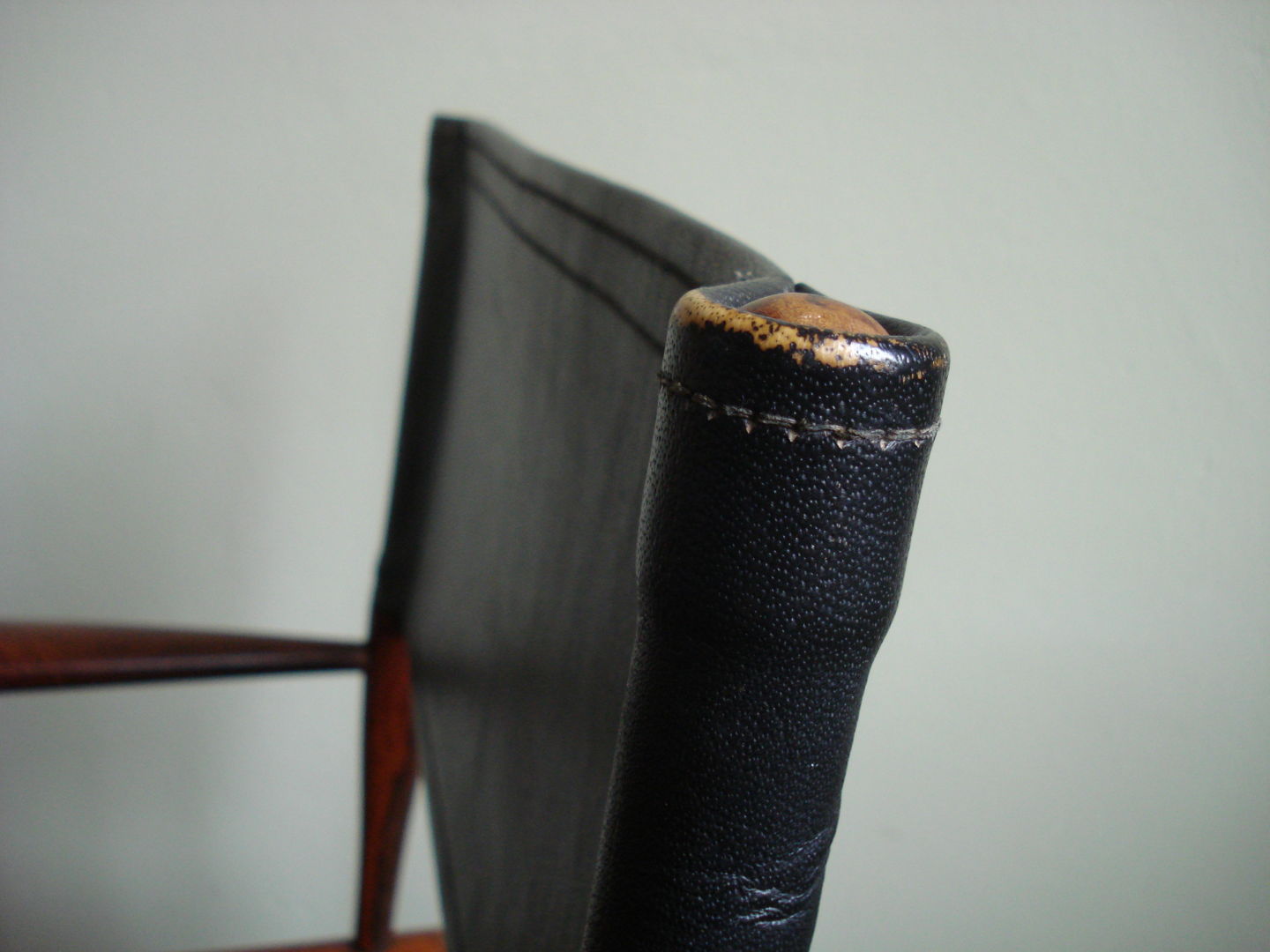 Safari leather folding chair from M. Hayat & Bros