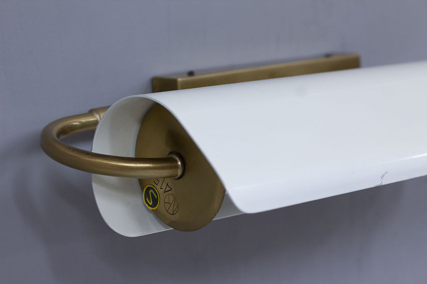 Brass & Metal Wall Lamp by Bertil Brisborg for Nk, Nordic Company, 1950s