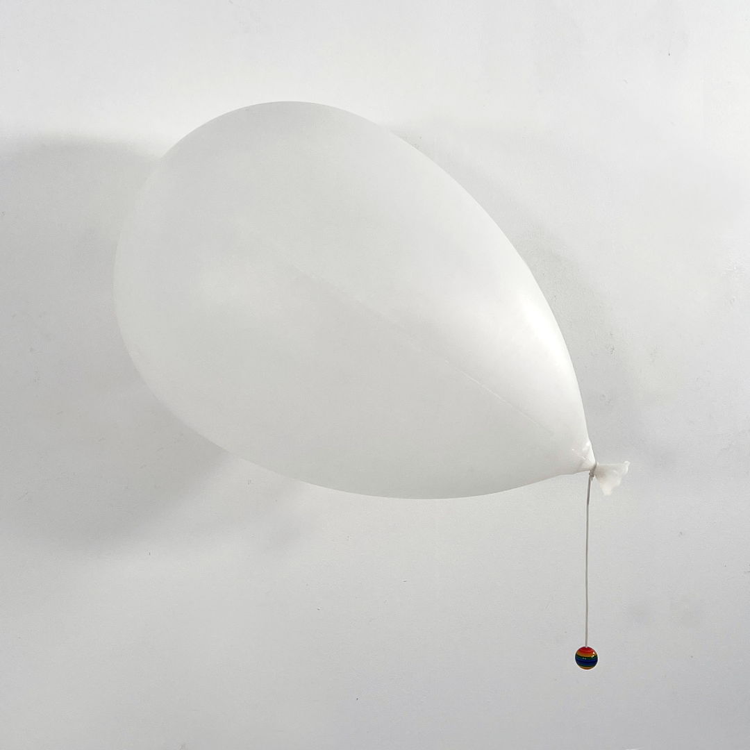 Large Balloon Wall or Ceiling Lamp by Yves Christin for Bilumen, 1980s