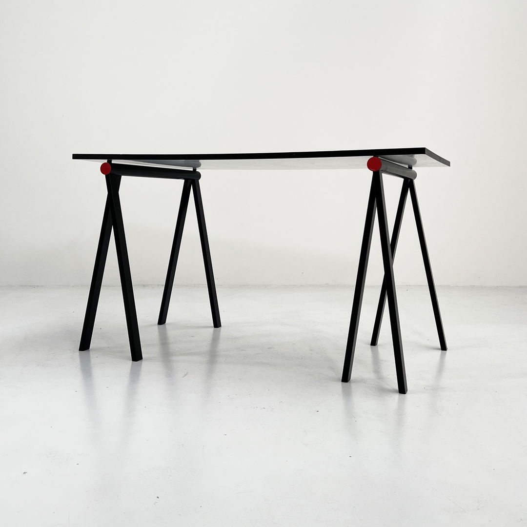 Trestle Desk by Rodney Kinsman for Bieffeplast, 1980s