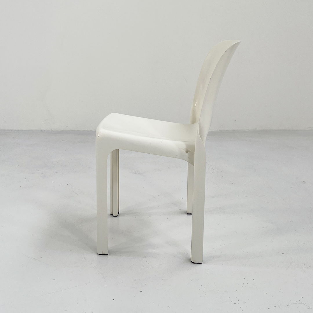 White Selene Chair by Vico Magistretti for Artemide, 1970s