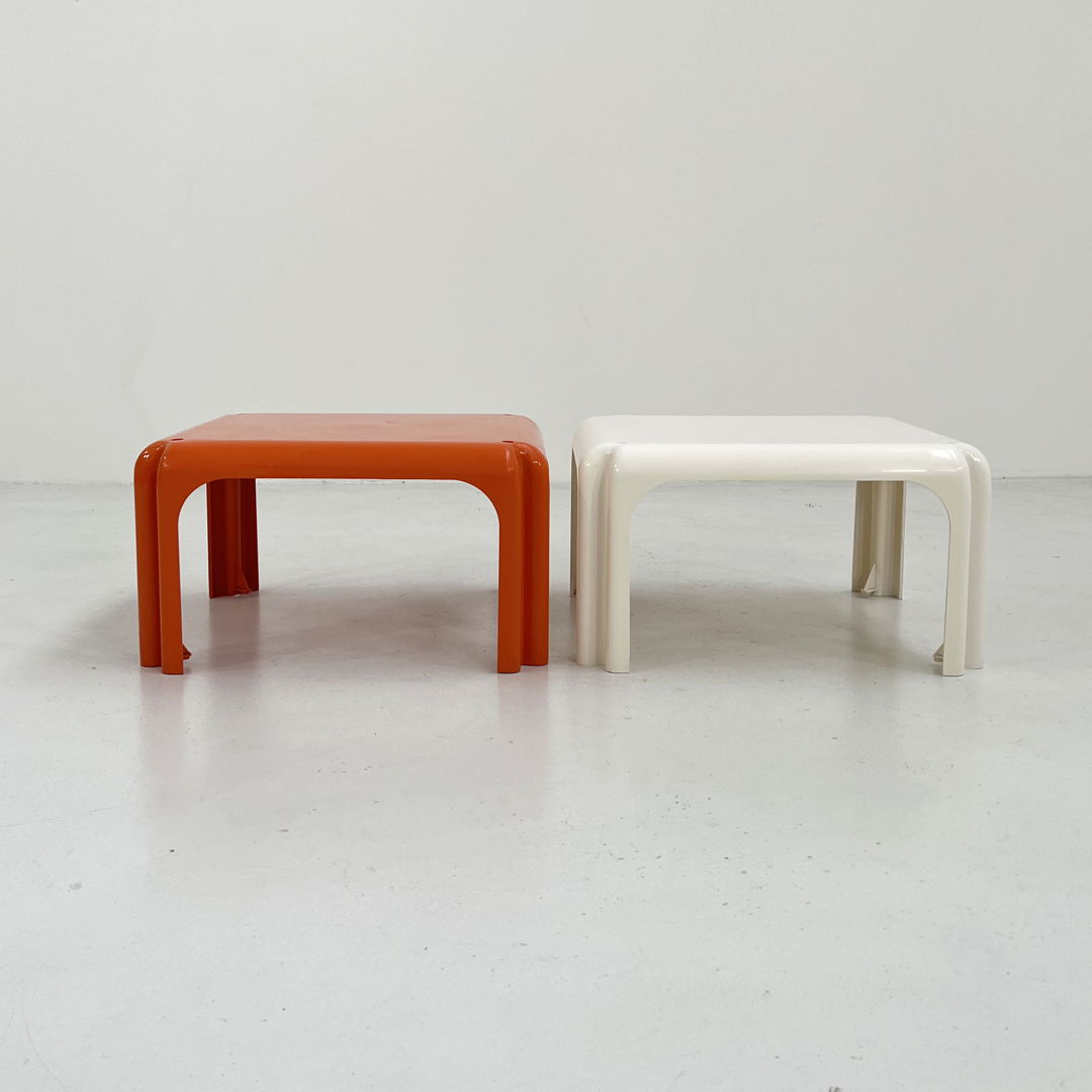 Pair of Elena Stacking Tables by Vico Magistretti for Metra, 1970s