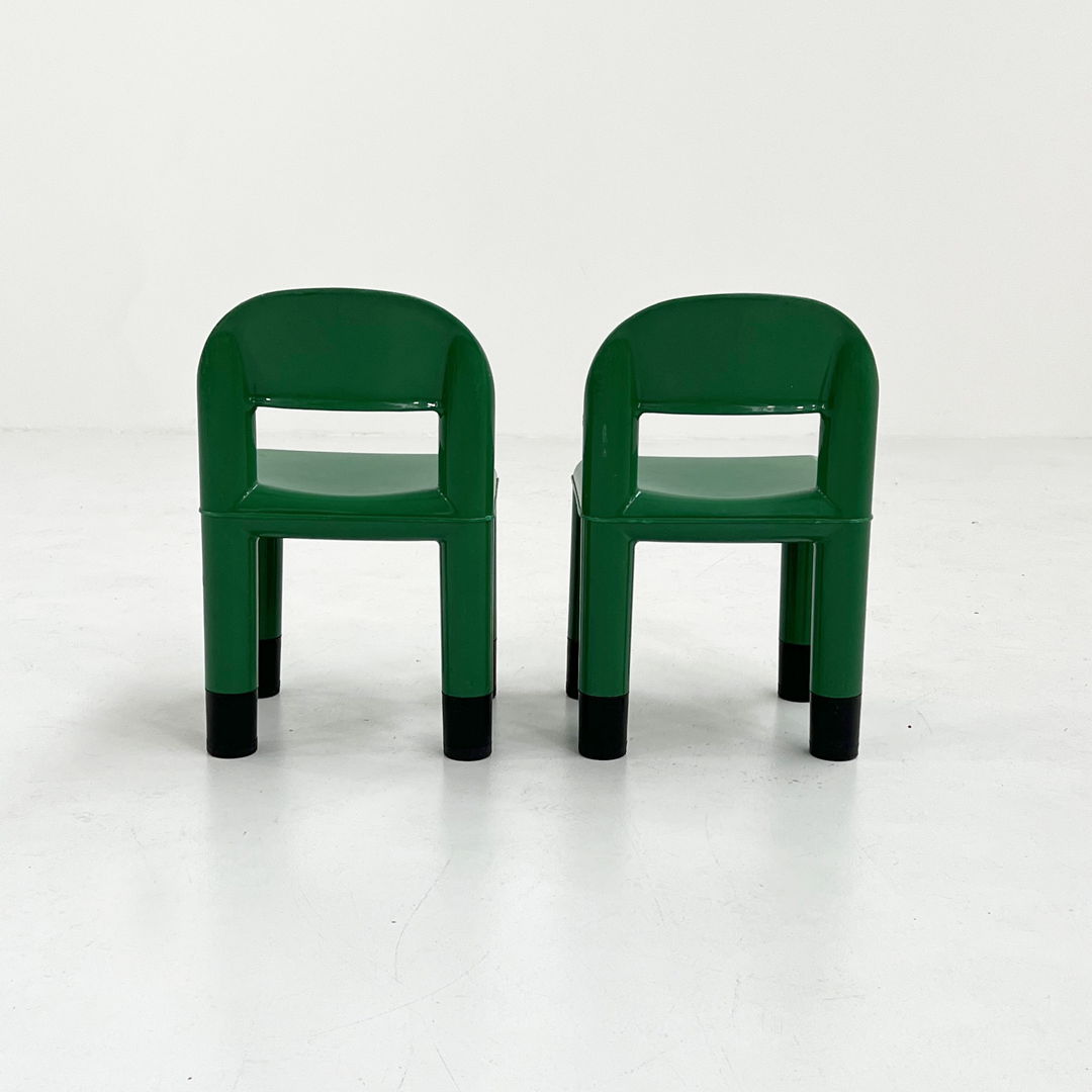 Pair of Green Kids Chair from Omsi, 2000s