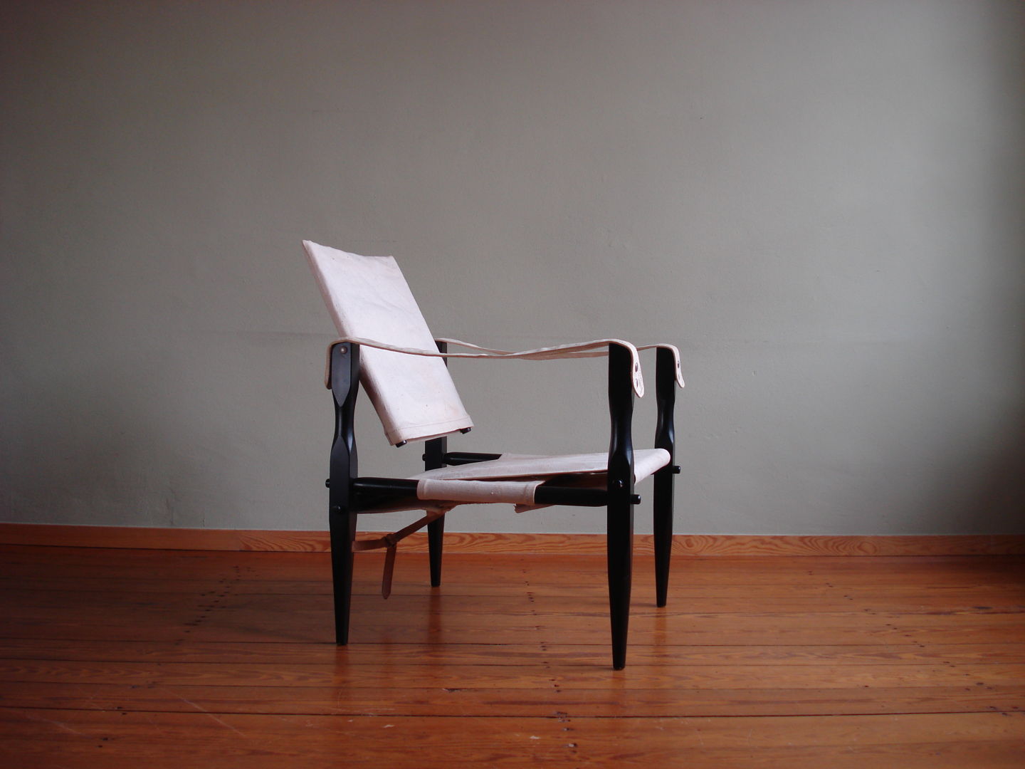 70s Safari Canvas Armchair from Wilhelm Kienzle