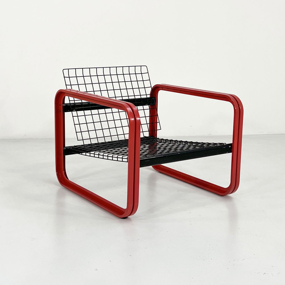 Quadra Lounge Chair by Gigante, Zambusi & Boccato for Seccose, 1980s