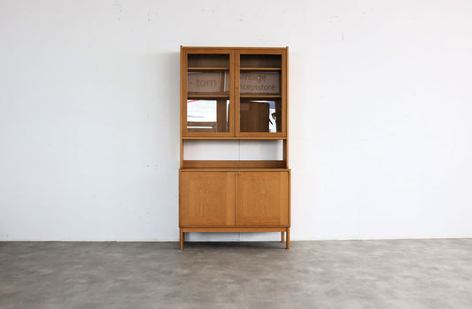 vintage display cabinet | wall cupboard | oak | Sweden