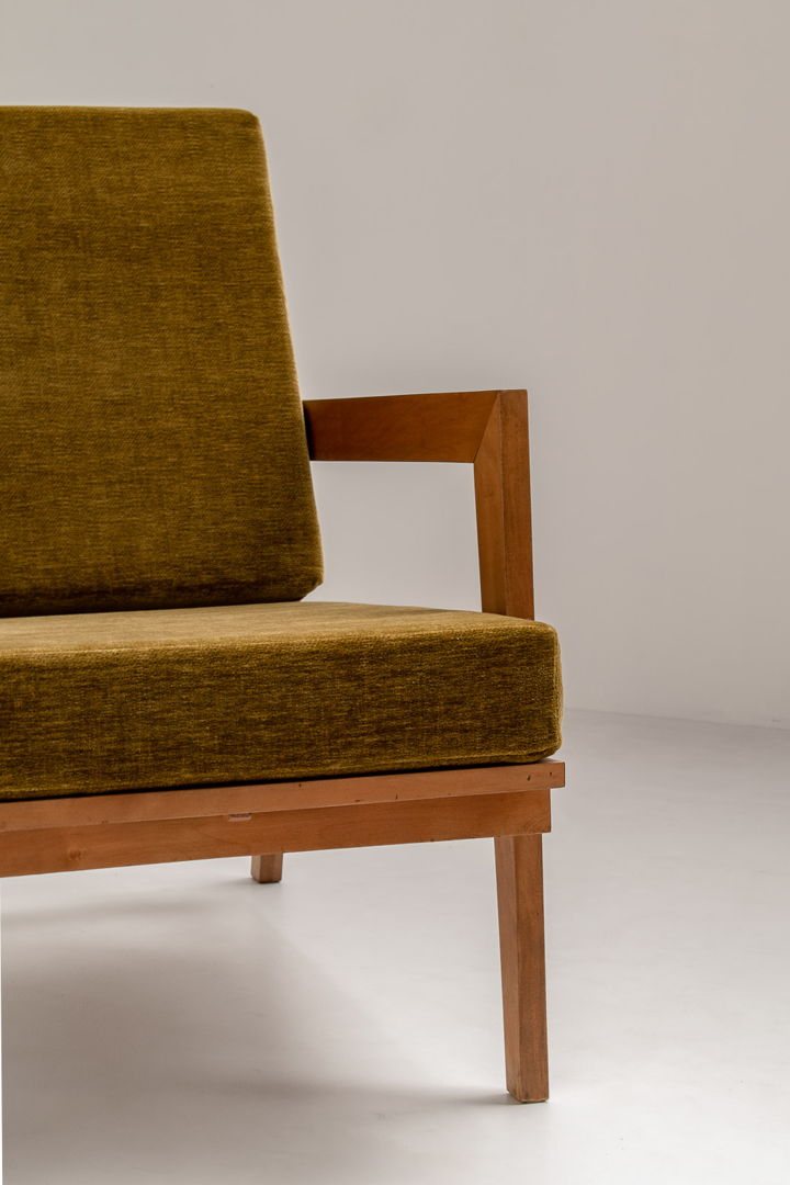 Pair of French Reconstruction Armchairs, France 1960s