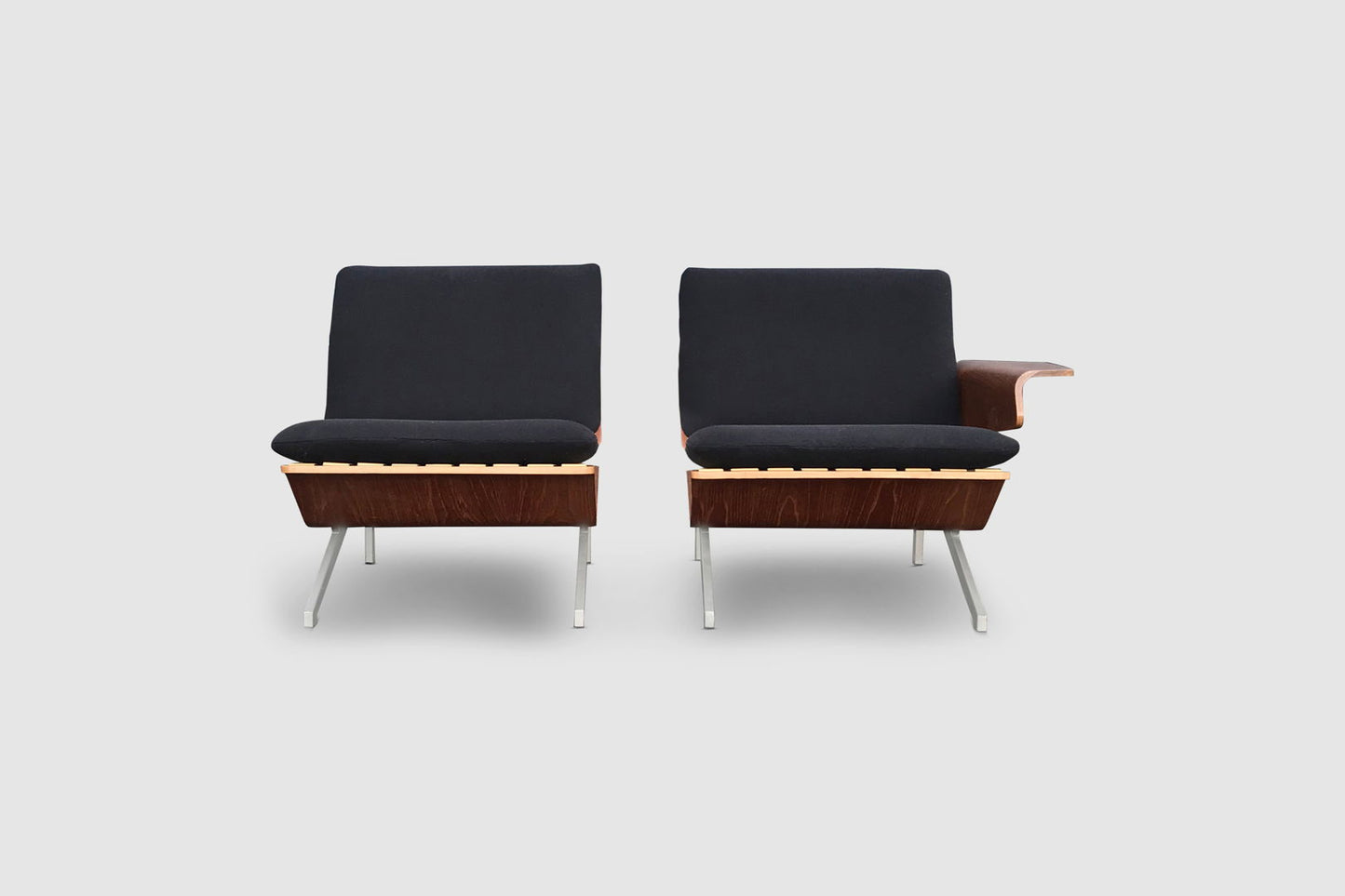 FM50 lounge chair by Cornelis Zitman for UMS Pastoe 1964, set of 2