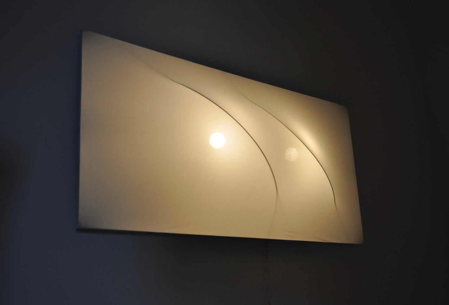 Large "Saori" wall lamp by Kazuhide Takahama for Sirrah, 1973