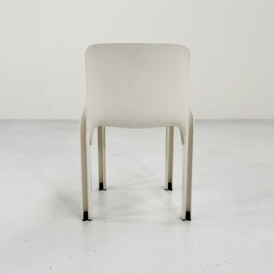 White Selene Chair by Vico Magistretti for Artemide, 1970s