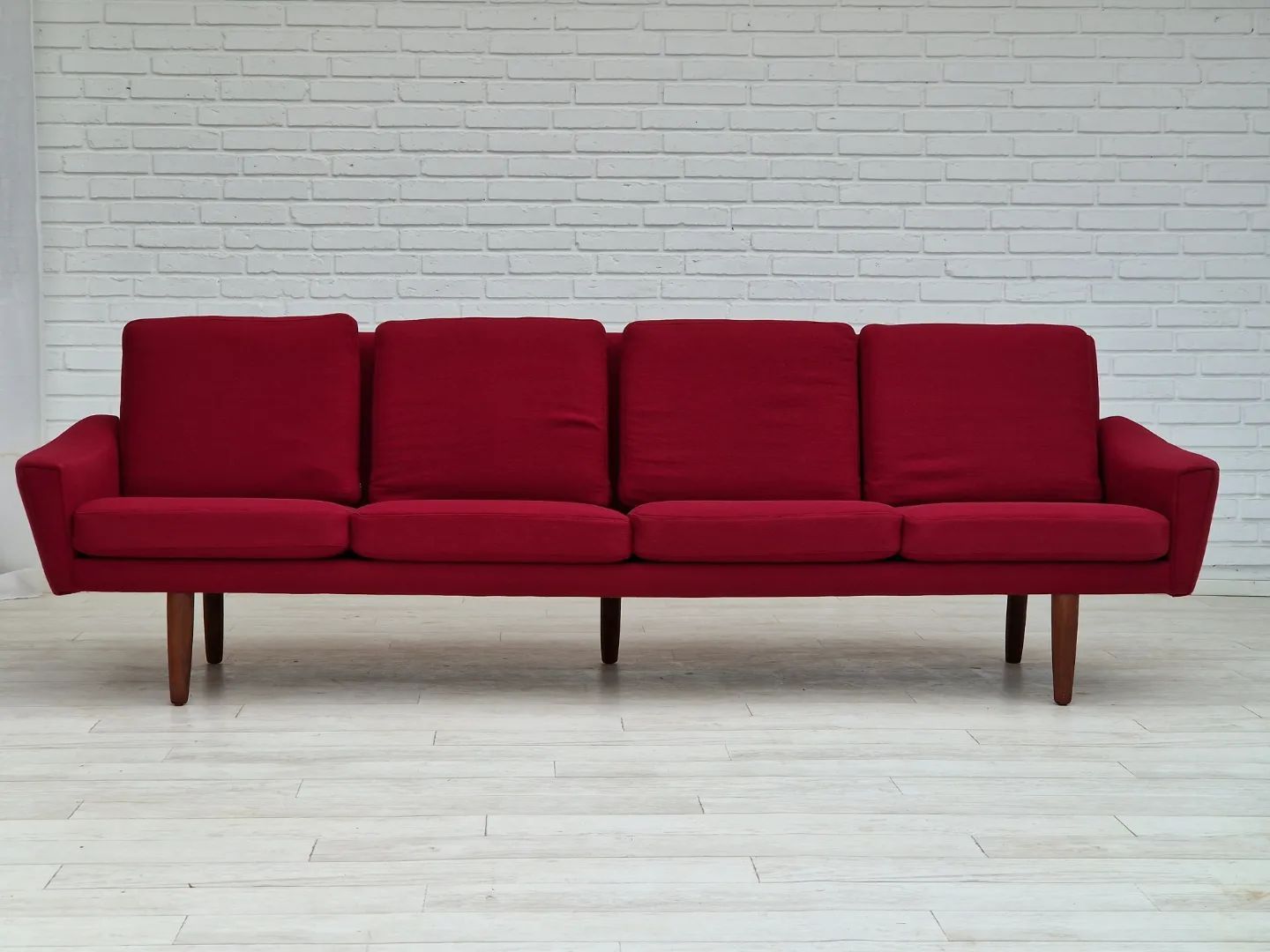 1970s, danish vintage 4 seater sofa, original very good condition.