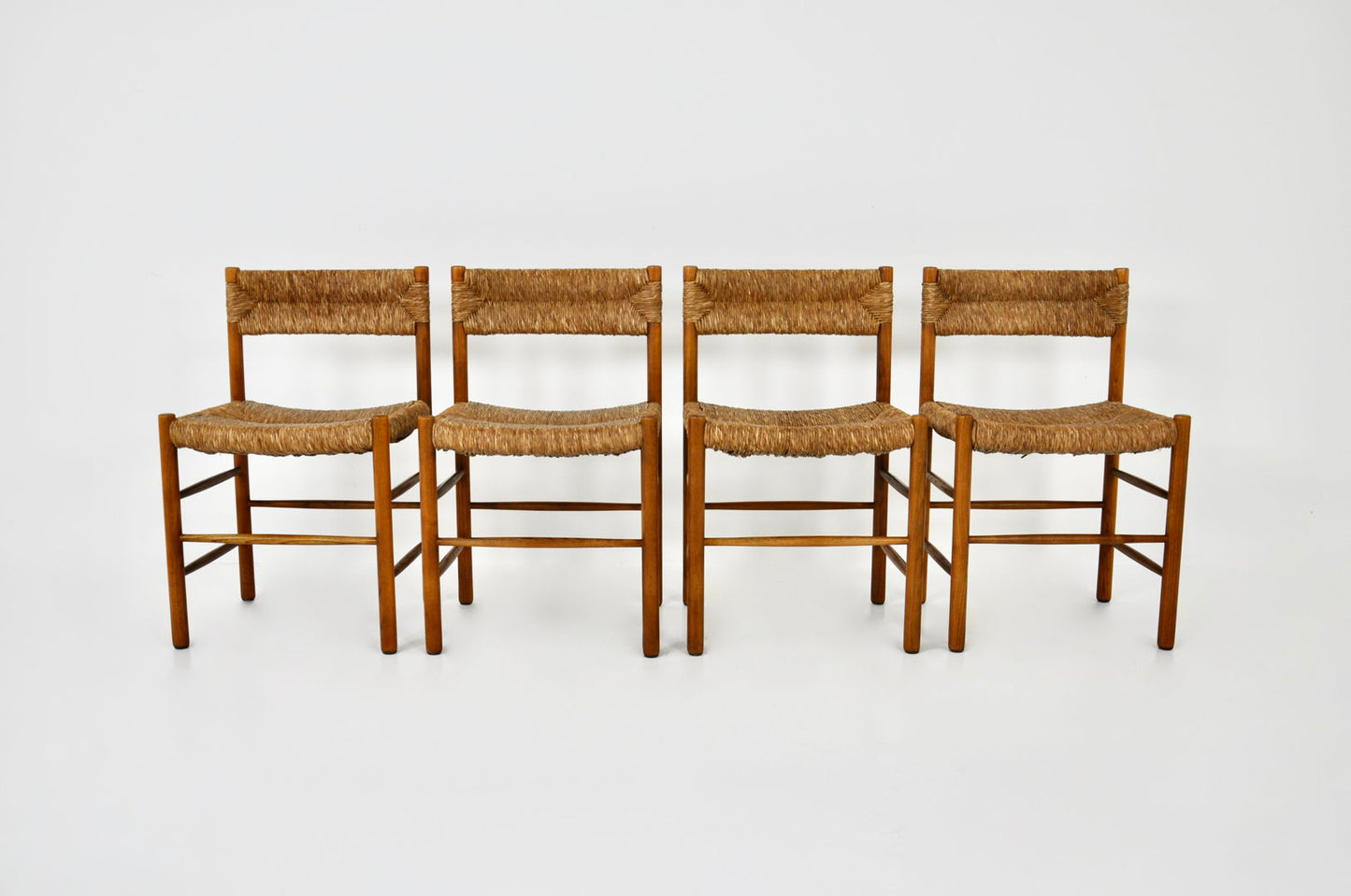 Dordogne chairs by Charlotte Perriand for Sentou, 1950s, set of 4