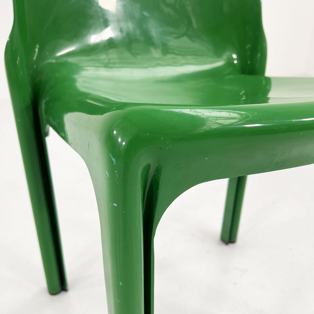 Green Selene Chair by Vico Magistretti for Artemide, 1970s